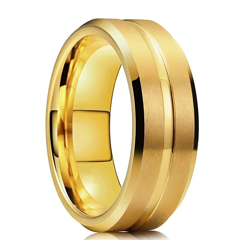 Gold Stainless Steel Ring