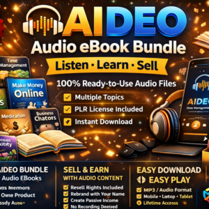 🎧 Audio eBook Bundle Premium Listen-&-Sell Audio Content