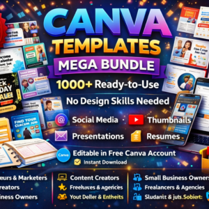 🎨 Canva Templates Mega Bundle Create Stunning Designs