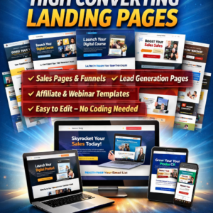 Landing page template