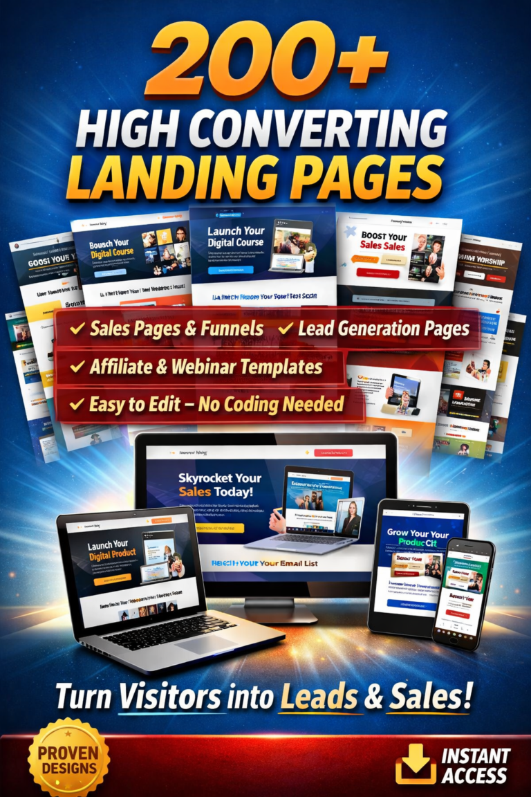 200+ High Converting Landing Pages