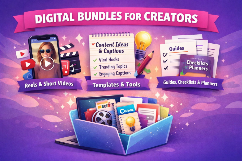 Digital bundles for creators