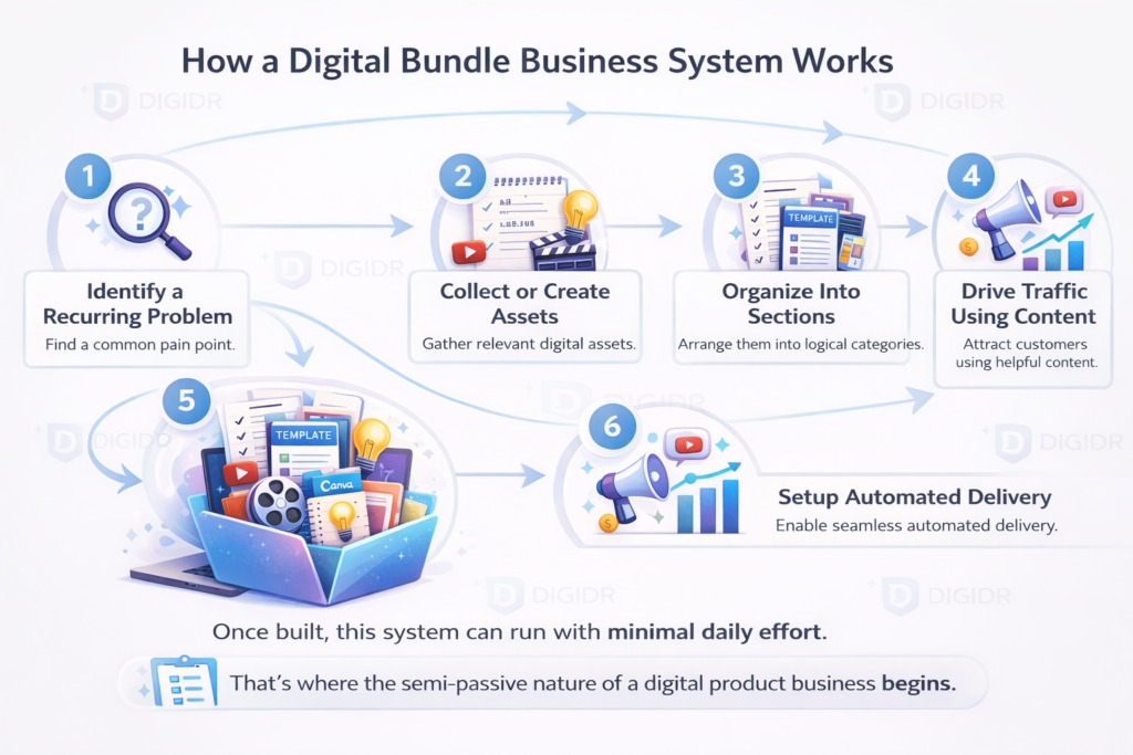 how digital bundle business works