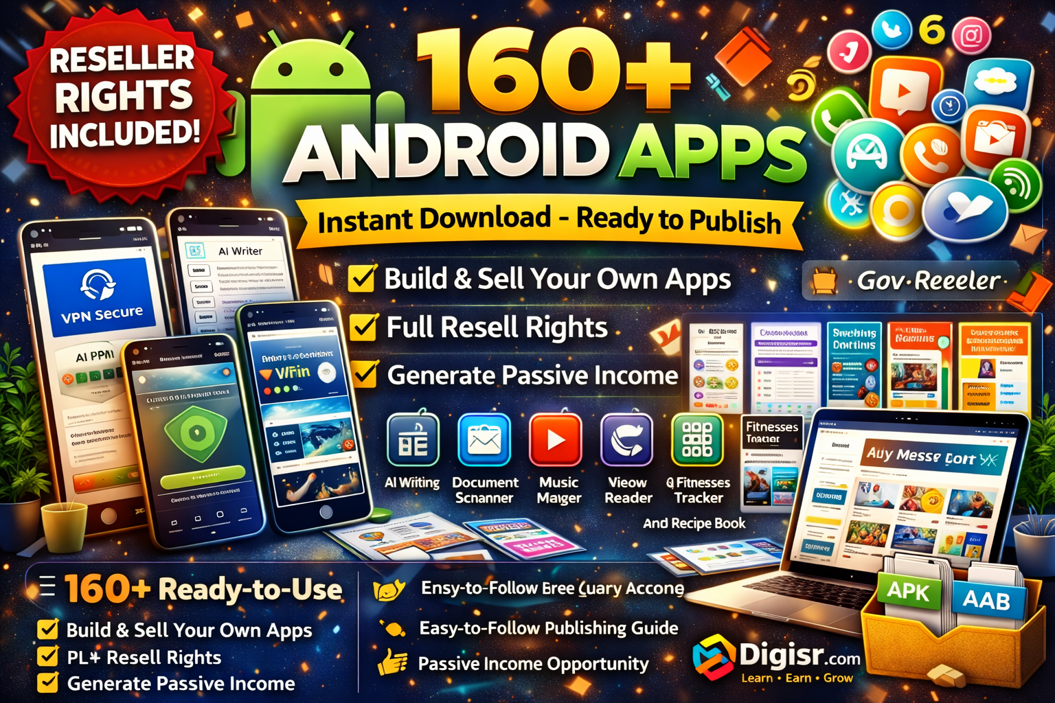 📱 160+ Android Apps Mega Bundle