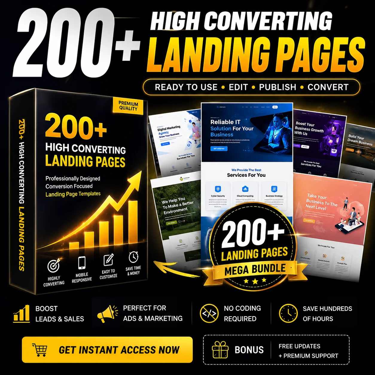 High Converting Landing Page Templates